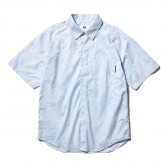 GOODENOUGH-DRIP PRINT S:S SHIRTS - Saxe