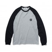 GOODENOUGH-L:S RAGLAN SHIRTS - Grey : Black