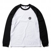 GOODENOUGH-L:S RAGLAN SHIRTS - White : Black