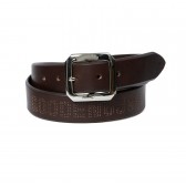 LEATHER BELT - Chocolate