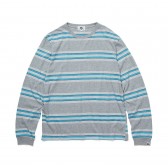 L:S SWITCH BORDER SHIRTS - Grey : White