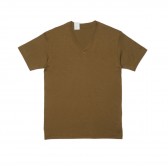 N.HOOLYWOOD-17-6225 V NECK T-SHIRT - Earth Brown