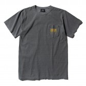 STUSSY-Classic Roots Pigment Dye Pocket Tee - Black