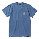 STUSSY-S Shield Pig Dyed Tee - Indigo