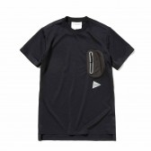 and wander-polyester seamless long T - Black