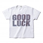 GOODENOUGH-PRINT TEE - GOOD LUCK (KIDS) - White