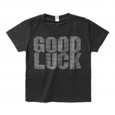 GOODENOUGH-PRINT TEE - GOOD LUCK (KIDS) - Charcoal / Monotone
