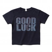 GOODENOUGH-PRINT TEE - GOOD LUCK (KIDS) - Navy