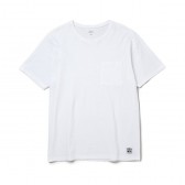 BEDWIN-S:S C-NECK POCKET T 「JACK」 - White