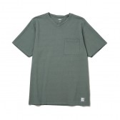 BEDWIN-S:S V-NECK POCKET T 「ZIENTARA」 - Olive