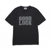 GOODENOUGH-PRINT TEE - GOOD LUCK - Black