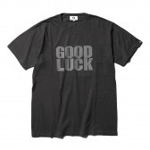 GOODENOUGH-PRINT TEE - GOOD LUCK - Charcoal : Monotone