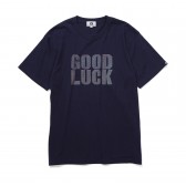 GOODENOUGH-PRINT TEE - GOOD LUCK - Navy