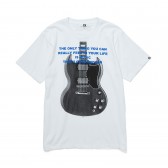 GOODENOUGH-PRINT TEE - GUITER1 - White : Blue