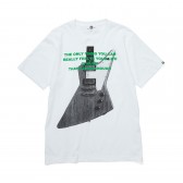 GOODENOUGH-PRINT TEE - GUITER2 - White : Green