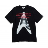 GOODENOUGH-PRINT TEE - GUITER3 - Black : Red