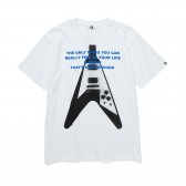 GOODENOUGH-PRINT TEE - GUITER3 - White : Blue