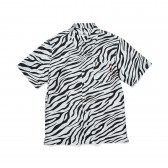 GOODENOUGH-ZEBRA PRINT S:S SHIRTS - Black