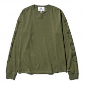 HABANOS-MILITARY PRINT L:SL Tee (NORMAL) - Khaki