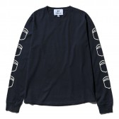HABANOS-MILITARY PRINT L:SL Tee (NORMAL) - Navy