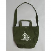 MOUNTAIN RESEARCH-Shoulder Tote 親子鳥 - Khaki