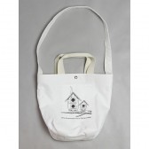 MOUNTAIN RESEARCH-Shoulder Tote 親子鳥 - White