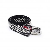 NAISSANCE-TAPE BELT - BLACK