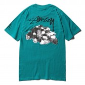 STUSSY-Dead Roses - Dark Teal
