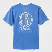 STUSSY-Design Corp. Pigment Dyed Tee - Indigo