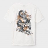 STUSSY-Fire Dragon Pigment Dyed Tee - Natural