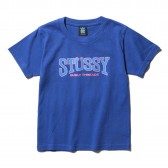 STUSSY-STUSSY-Kids Burly Threads Tee - Dark Navy