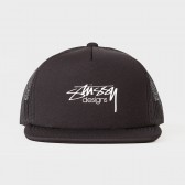 STUSSY-Smooth Stock Trucker Cap - Black
