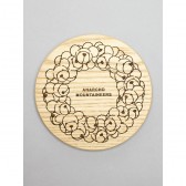 Anarcho Cups 033 - Wood Lid (for Cup & Mug) - Beige