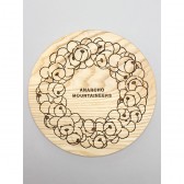 Anarcho Cups 035 - Wood Lid (for Plate) - Beige