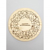 Anarcho Cups 036 - Wood Lid (for Solo) - Beige