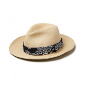 BEDWIN-CRUSHABLE PAPER HAT 「POMONA」 - Black