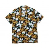 BEDWIN-S:S OG ALOHA OPEN SHIRT FD 「ROGERS」 - Black