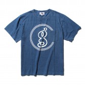 GOODENOUGH-PRINT INDIGO POCKET TEE - g LOGO - Lt.IndigoPRINT INDIGO POCKET TEE - g LOGO - Lt.Indigo