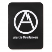 MOUNTAIN RESEARCH-Magnet Sheet - Aマーク:初期 - Black