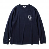 GOODENOUGH-L:S TEE - FELT WAPPEN - Navy : D.Heather