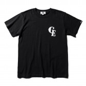 GOODENOUGH-S:S TEE - FELT WAPPEN - Black : White