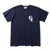 GOODENOUGH-S:S TEE - FELT WAPPEN - Navy : White