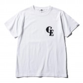 GOODENOUGH-S:S TEE - FELT WAPPEN - White : Black