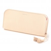 Hender Scheme-zip pen case - Natural × Tricolore
