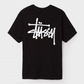 STUSSY-Basic Stussy Tee - Black