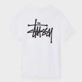 STUSSY-Basic Stussy Tee - White