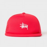 STUSSY-Puff Print Stock Trucker - Red