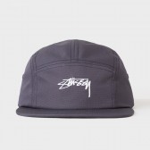 STUSSY-Smooth Stock Camp Cap - Navy