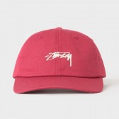 STUSSY-Smooth Stock Low Cap - Red
