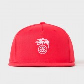 STUSSY-Stock Lock SU17 Snapback - Red